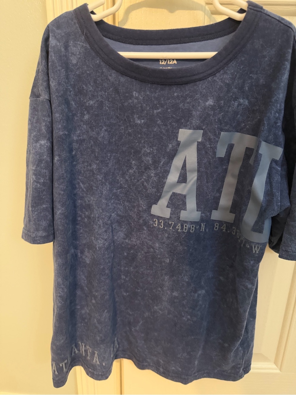 Carter's Navy Blue 'ATL' Graphic Short Sleeve Tee